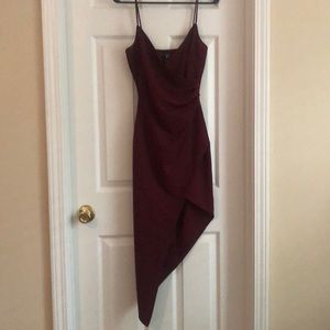 formal maroon dress